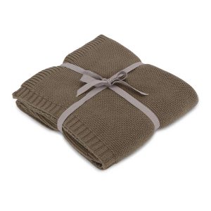Knitted Blanket - Wood