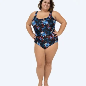 Watery baddräkt plus size för dam - Marilla - Arvia Blue