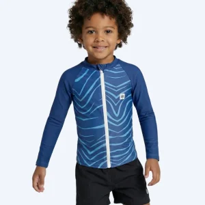 Watery UV-tröja för barn - Fjord Långärmad Rashguard - Mörkblå