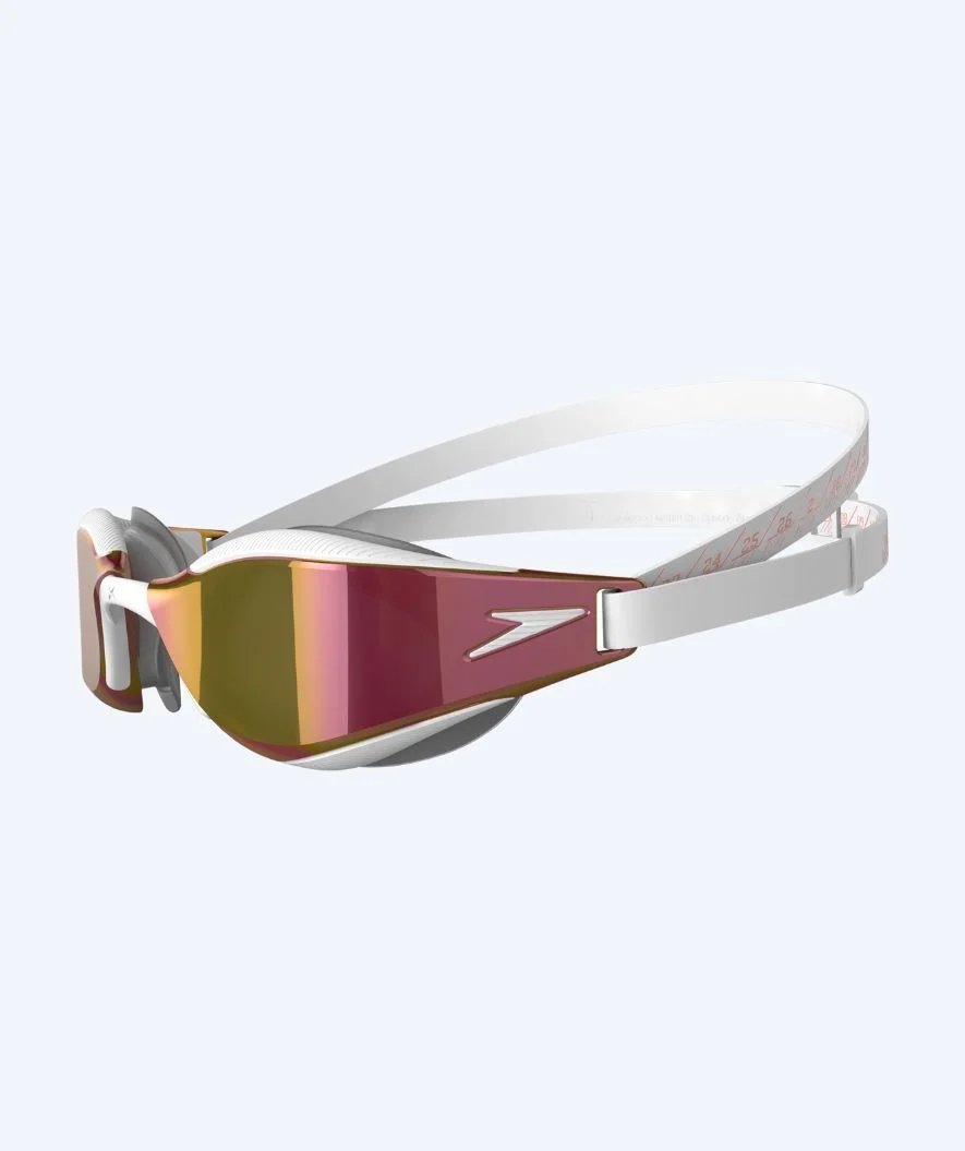 Speedo Elite simglasögon - Fastskin Hyper Elite Mirror - Guld/vit - Bild 4