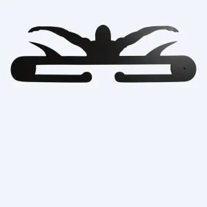 Medaljhållare - Butterfly - Svart