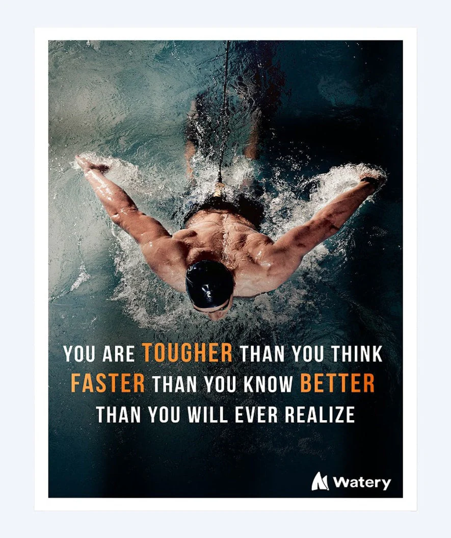 Watery simning poster - You are tougher, faster and better! - Bild 2