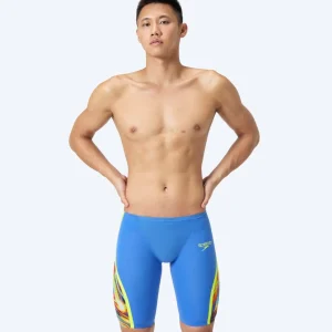 Speedo tävlingsbadbyxor för herr - LZR Pure Intent 2.0 - Ljusblå/multifärgad