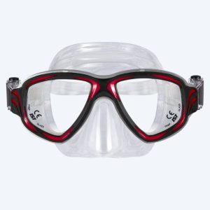 Primotec cyklop med styrka - M200 (-1.0 till -8.0) och (+1.0 till +4.0) - Svart/röd