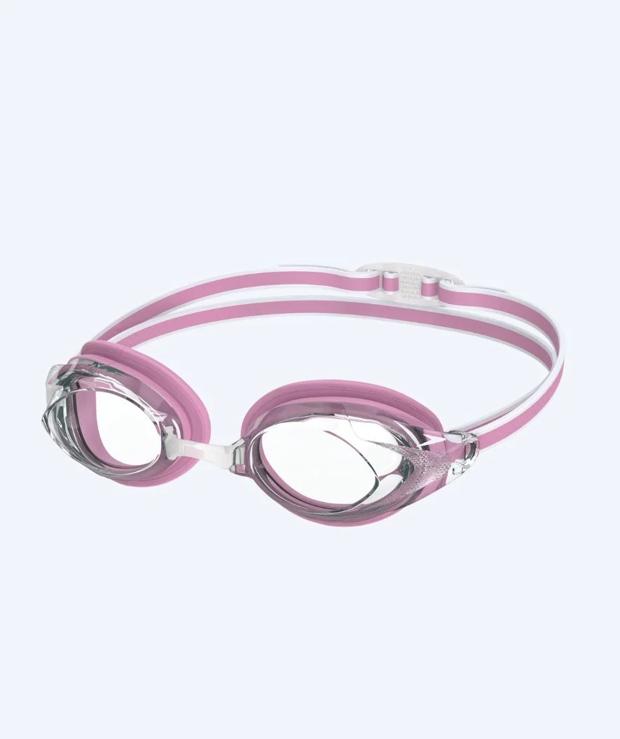 Speedo Elitsimglasögon för dam - Vanquisher 3.0 - Ljusrosa/klar - Bild 2