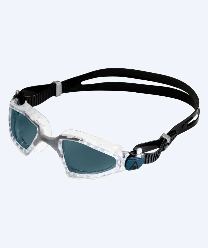 Aquasphere motionssimglasögon - Kayenne Pro - Svart/klar (Smoke lins) - Bild 2
