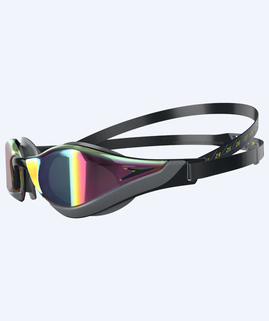 Speedo Elite simglasögon - Fastskin Pure Focus Mirror - Grå/guld (Mirror linse)