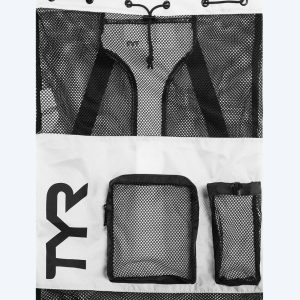 TYR nätpåsar - Big Mesh Mummy 40L - Vit/svart