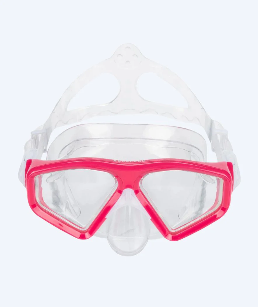 Aqualung Combo snorkelset för vuxna - Saturn - Klar/rosa - Bild 3
