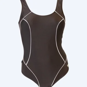 Mirou baddräkt plus size för dam - Classic 241s - Svart/vit