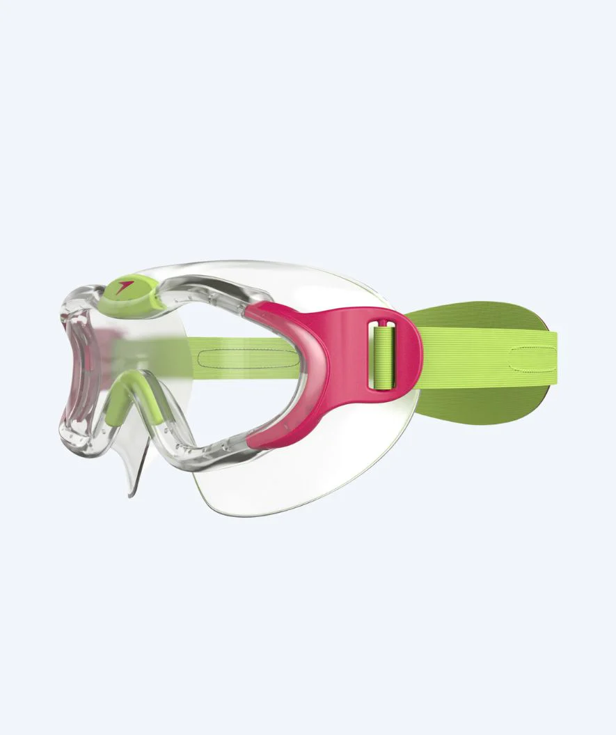 Speedo simglasögon för barn (2-6) - Sea Squad Mask - Klar/rosa - Bild 3