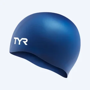 TYR badmössa - Silicone - Mörkblå