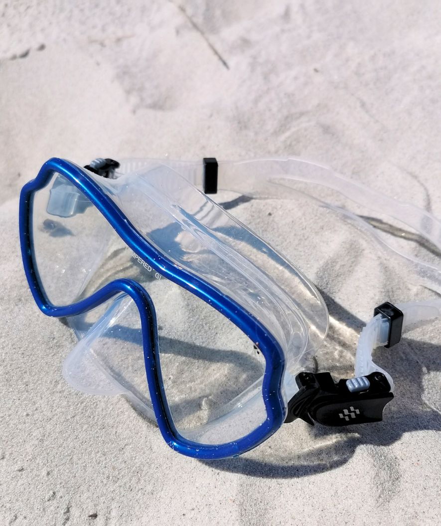 Watery snorkelset för vuxna (från 15 år) - Fraser/Coast/Delmere - Mörkblå/svart - Bild 5