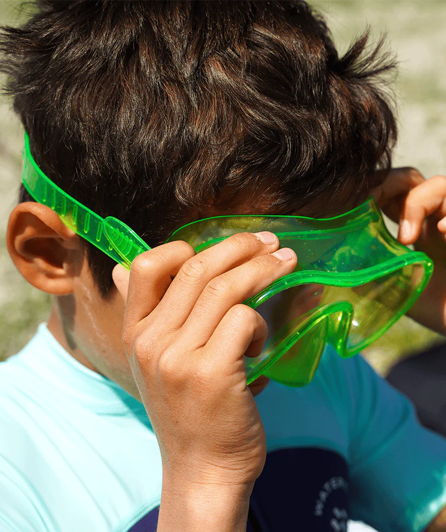 Watery snorkelset för junior (8-15) - Jubal/Rilian - Grön/svart - Bild 7