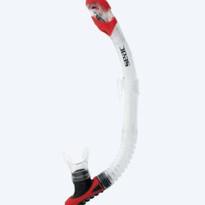 SEAC full-dry snorkel för vuxna - Reverse - Vit/röd