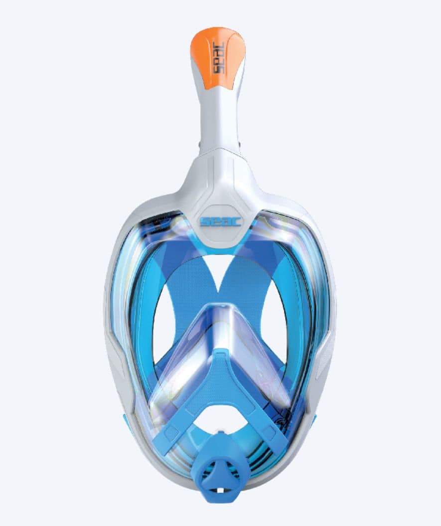 SEAC full face-cyklop för vuxna - Magica L/XL - Blå/vit - Bild 3