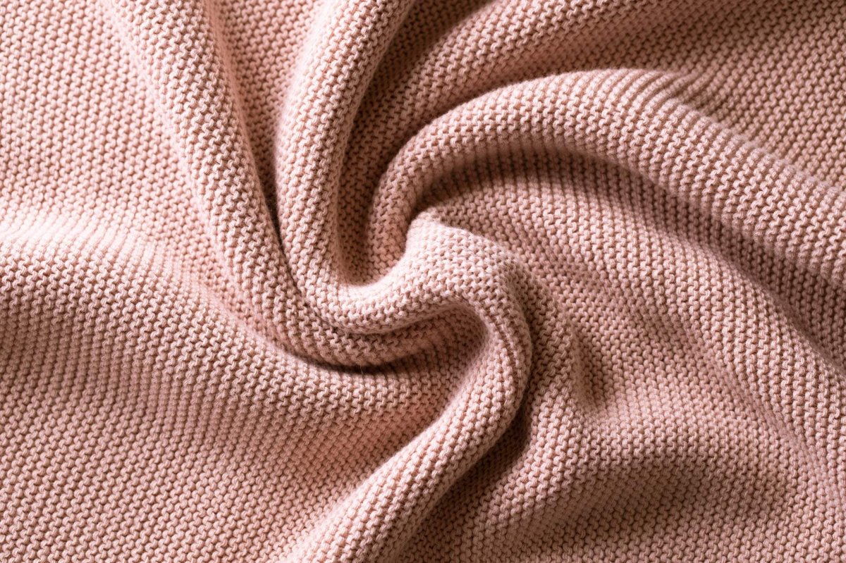 Knitted Blanket - Misty Rose - Bild 4