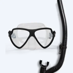 Watery Combo snorkelset för vuxna (från 15 år) - Itzel - Svart