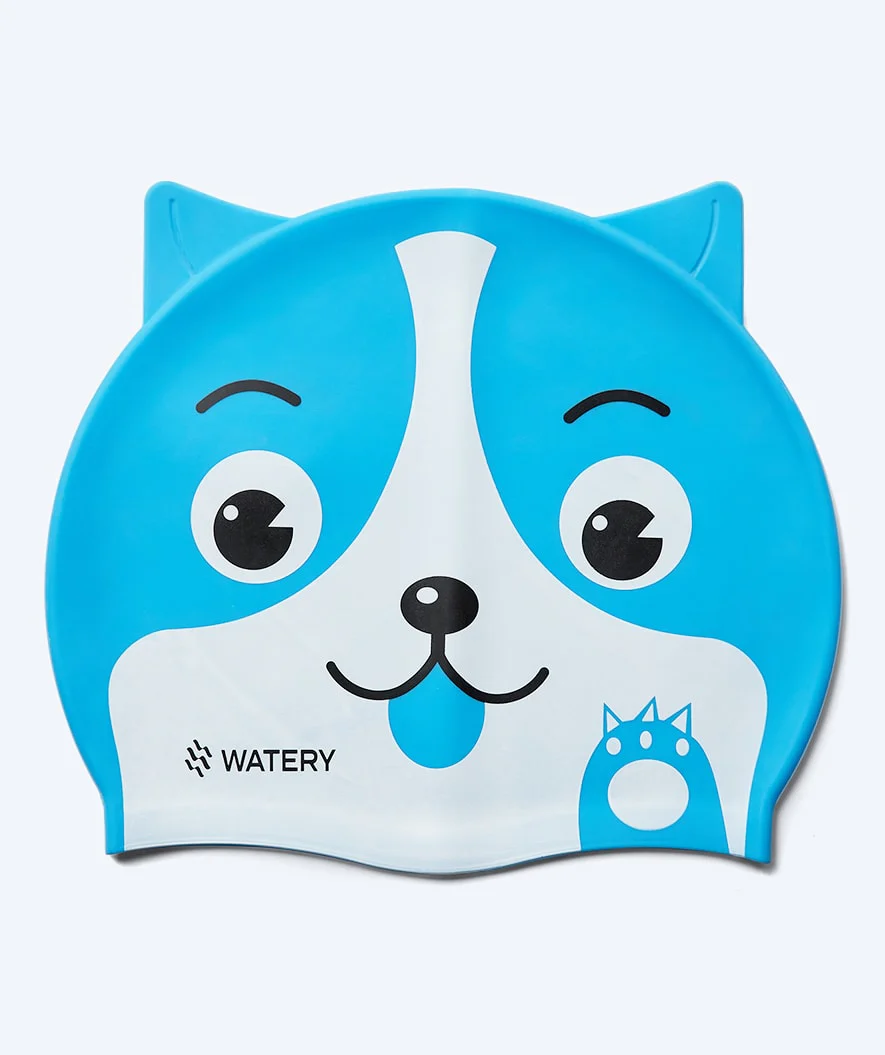 Watery badmössa för barn - Dashers - Cat (Ljusblå) - Bild 2