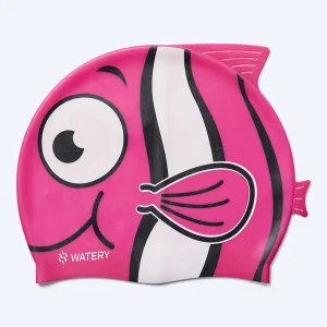 Watery badmössa för barn - Dashers - Fish (Rosa)