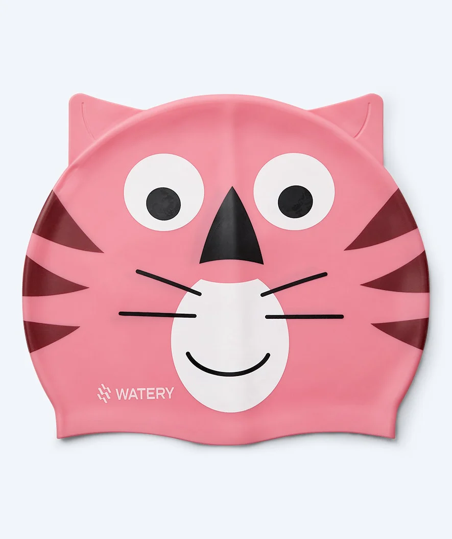 Watery badmössa för barn - Dashers - Tiger (Rosa)