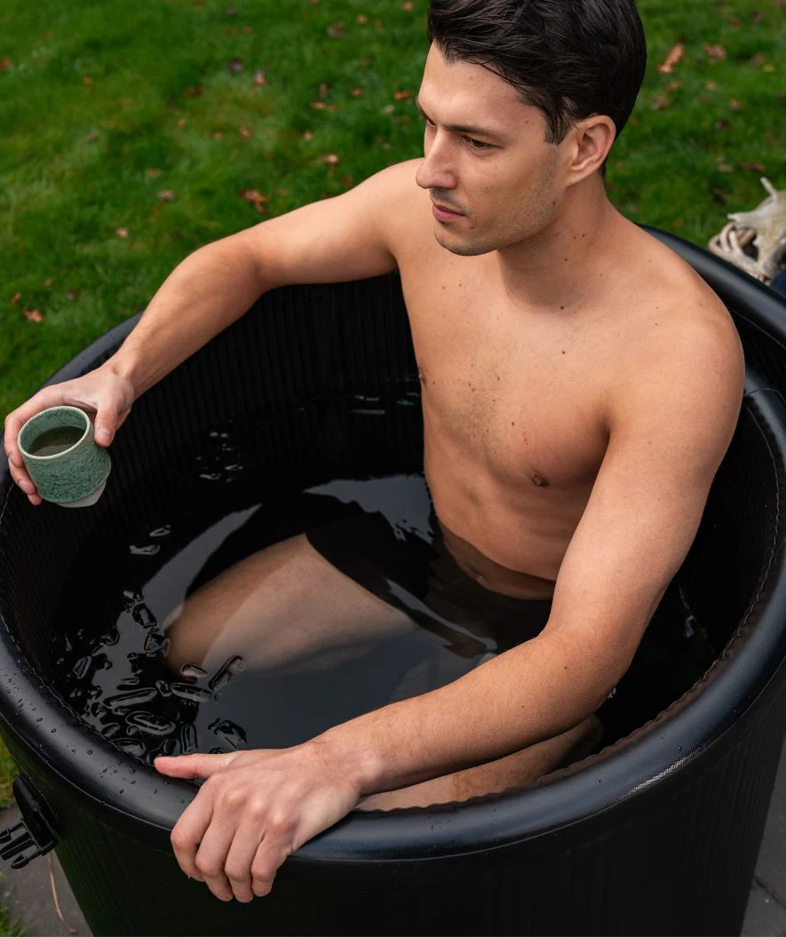 Watery uppblåsbar isbad - Deluxe - Svart - Bild 7