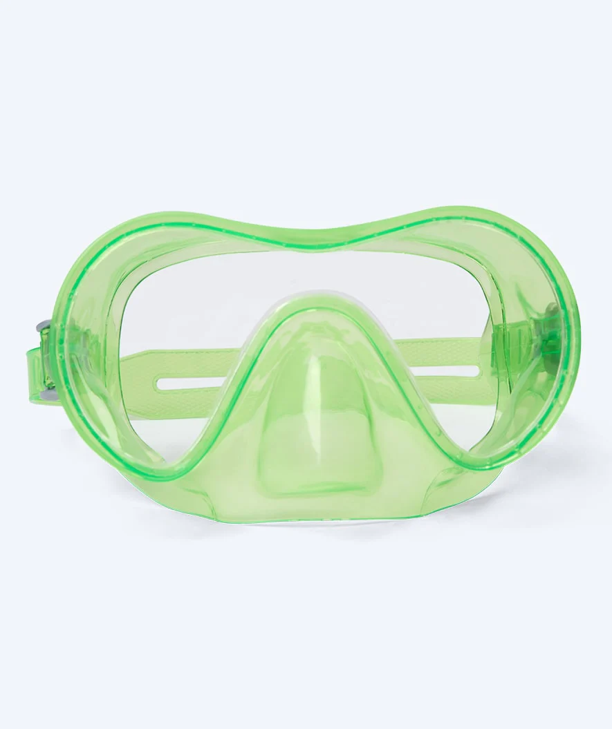 Watery snorkelset för junior (8-15) - Jubal/Rilian - Grön/svart - Bild 3