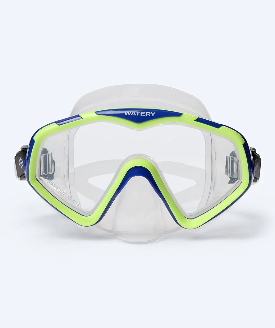 Watery snorkelset för vuxna (från 15 år) - Leach/Breeve - Blå/gul - Bild 6