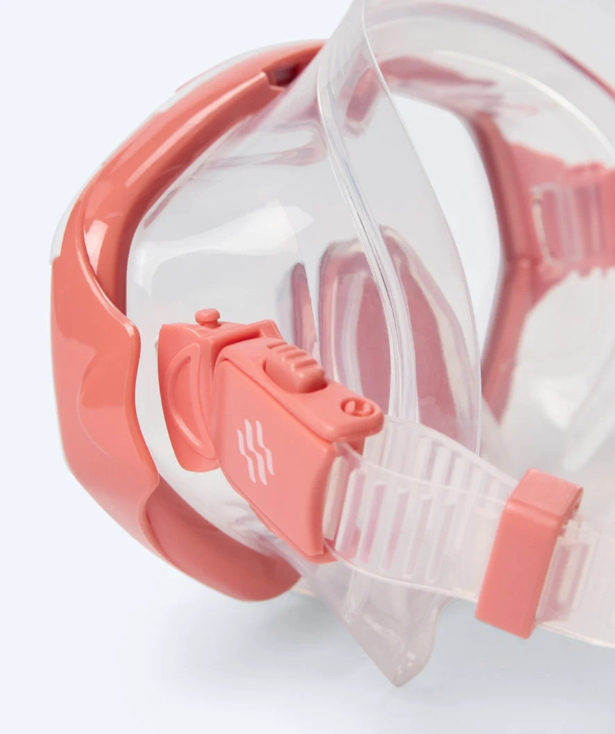 Watery snorkelset för vuxna (från 15 år) - Leach/Breeve - Vit/rosa - Bild 8