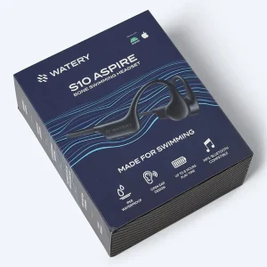 Watery vattentäta hörlurar - S10 Aspire - Svart