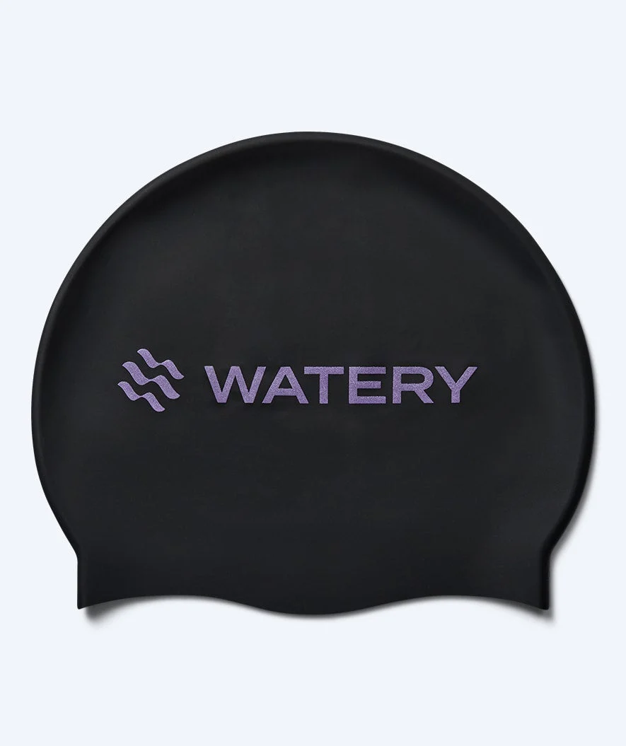 Watery badmössa - Signature Metallic - Svart/lila - Bild 2