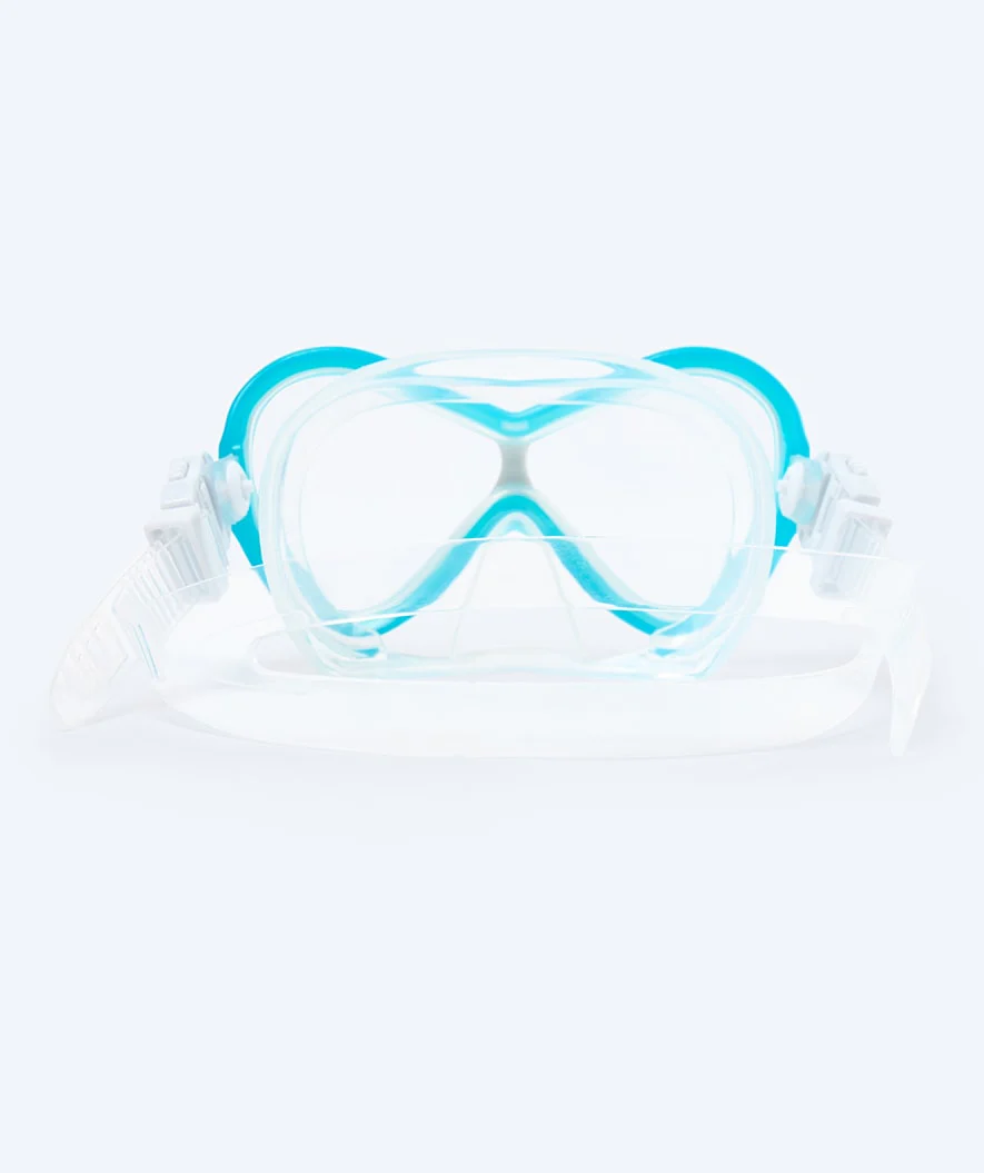 Watery Combo snorkelset för barn - Triton Semi-dry - Ljusblå - Bild 4