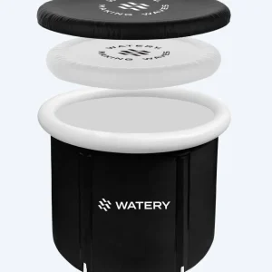 Watery uppblåsbar isbad - Hero - Svart