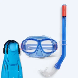 Watery snorkelset för barn (4-10) - Wyre/Fleetwood - Mörkblå/blå
