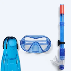 Watery snorkelset för junior (8-15) - Jubal/Fleetwood - Blå/blå