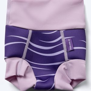 Watery blöjbadbyxor för barn - Neoprene Swim Nappy - Lila