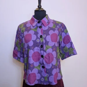 Blus Lila Solblomma | Rino