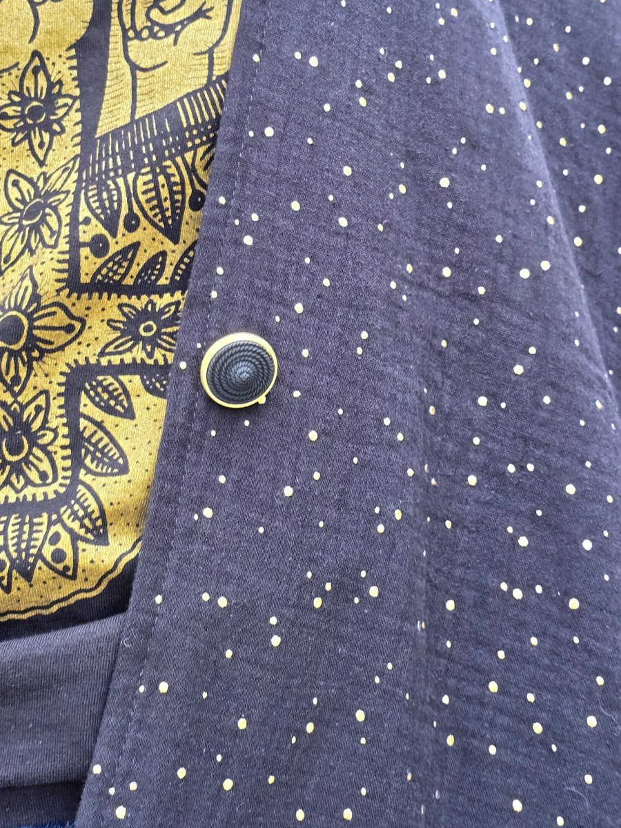 Kaftan Wonder Woman Svart guldprickar | Rino - Bild 4