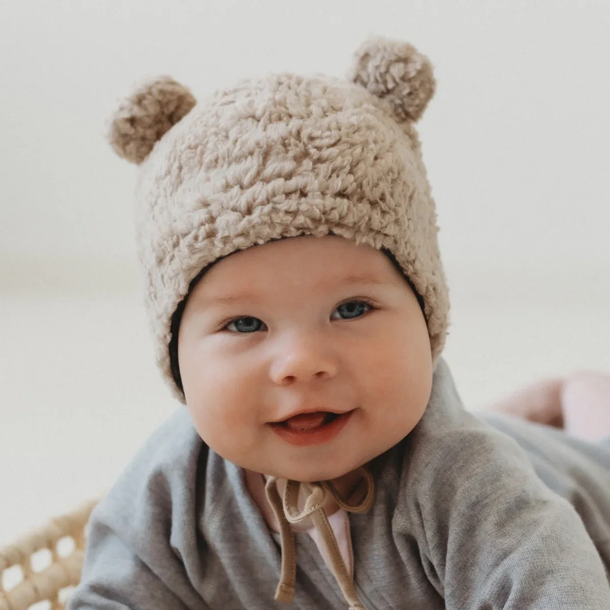 Merino Ull Fodrad Babymössa - Tillverkad i EU - Bild 2