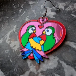 Örhängen Lovebirds | Rino
