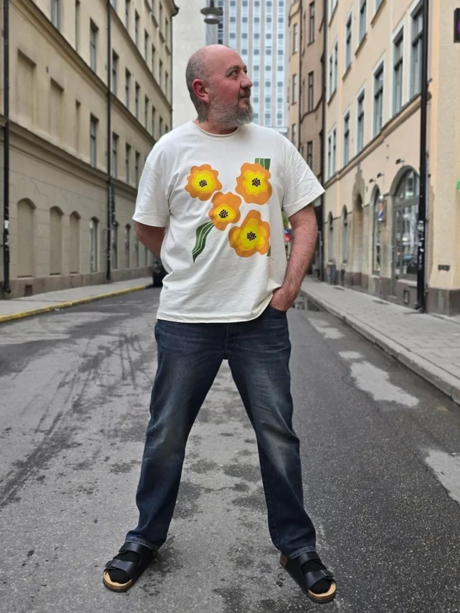 T-shirt casual Papaya | Rino - Bild 2